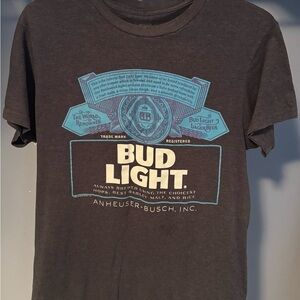 Bud Light Black Short Sleeve Tee